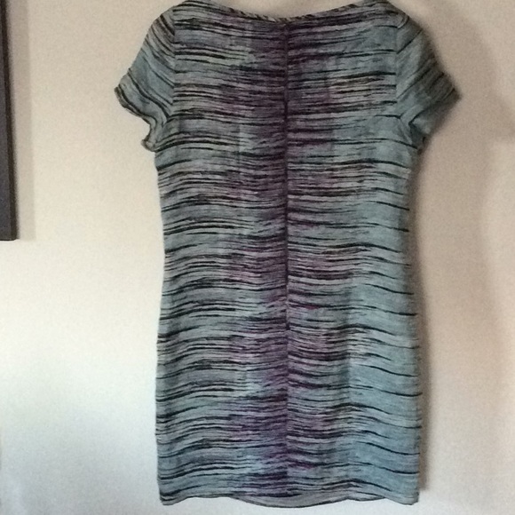 Mini dress , 100% silk,zipper in back,sea foam - Picture 2 of 2